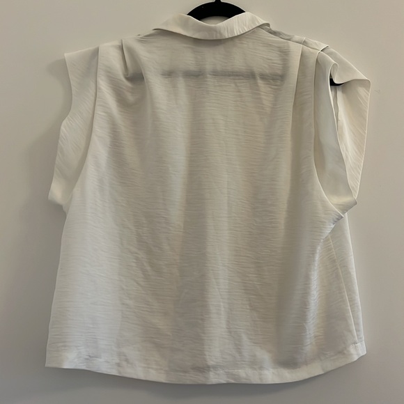 ASOS ruffle sleeve top size 4 - Picture 4 of 8